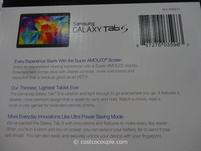 Samsung Galaxy Tab S 10-Inch Tablet Costco 7