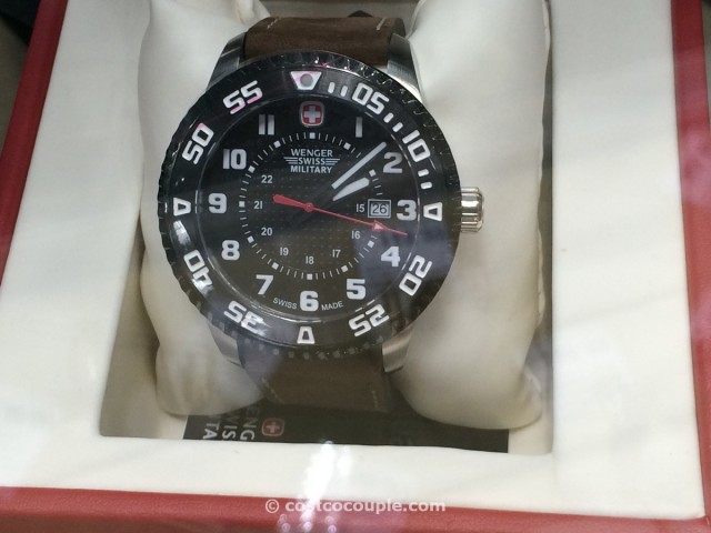 Wenger Swiss Military Stainless Steel Leather Costco 1