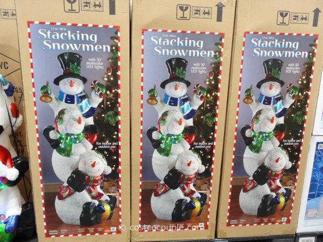 60-Inch Stacking Snowmen Costco 6