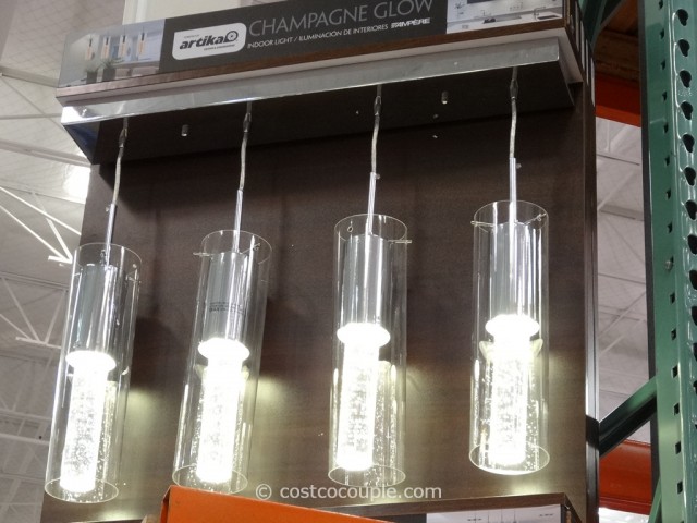 Ampere Champagne Glow Lighting Fixture