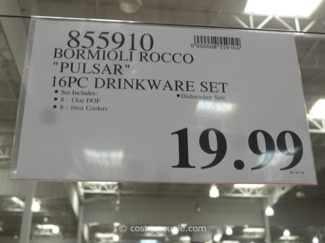 Bormioli Rocco Pulsar Drinkware Set Costco 1