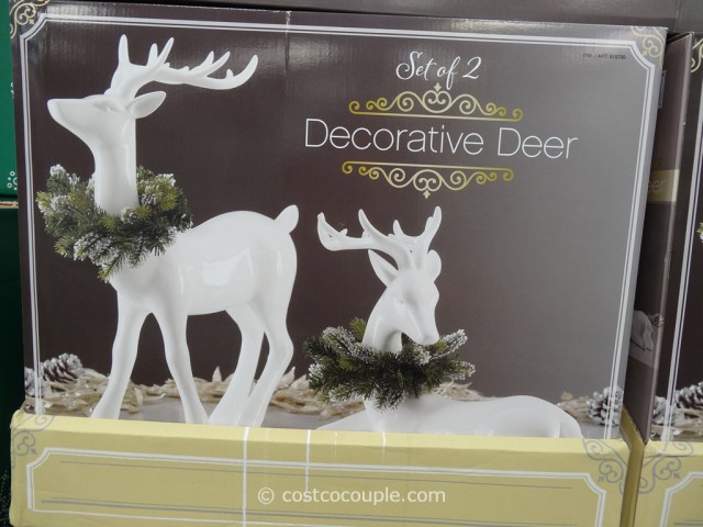 Decorative Deer Set Costco 1
