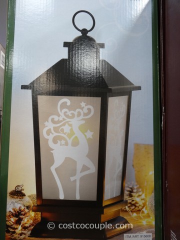 Decorative Lantern with LED Candle Costco 2