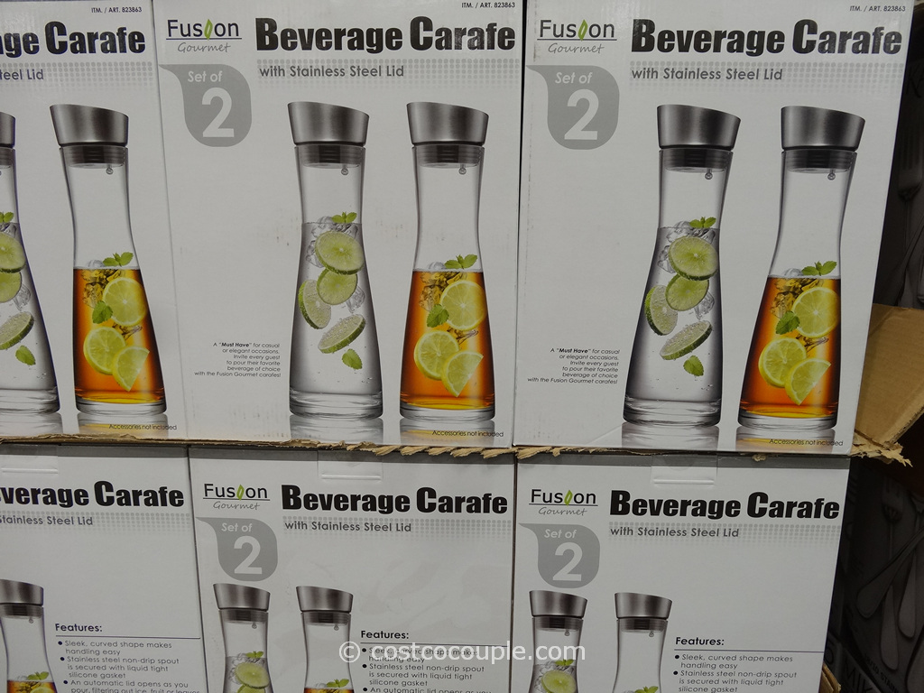 Fusion Gourmet Beverage Glass Carafe