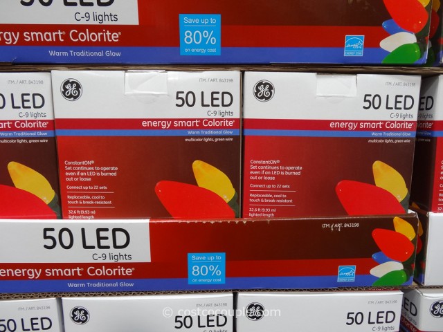GE Energy 50 LED Smart Colorite C9 Lights Costco 4