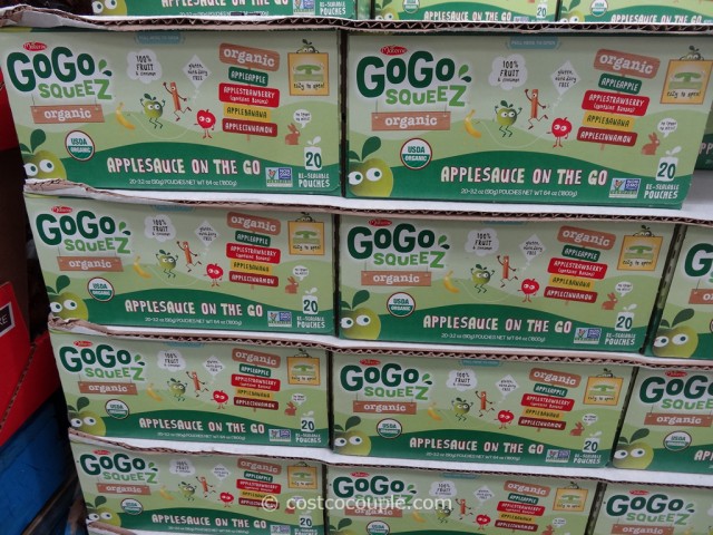 Gogo Squeez Organic Applesauce Variety Pack Costco 2