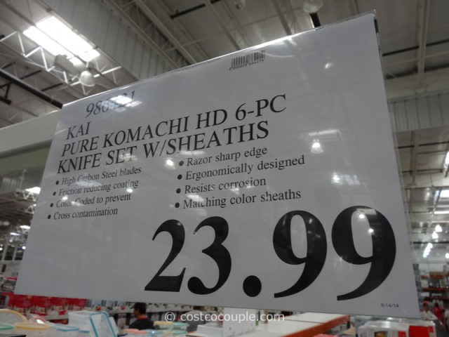Kai Pure Komachi HD Knife Set Costco 4