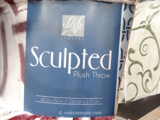 Life Comfort Sculpted Plush Throw Costco 3