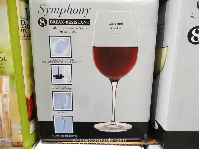 Luigi Bormioli Symphony All-Purpose Wine Stems Costco 4
