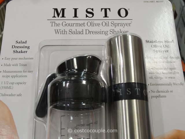 Misto Oil Sprayer and Salad Dressing Shaker Set Costco 3