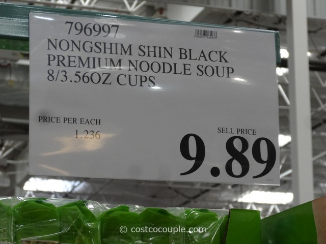 Nongshim Shin Black Premium Noodle Soup Costco 1