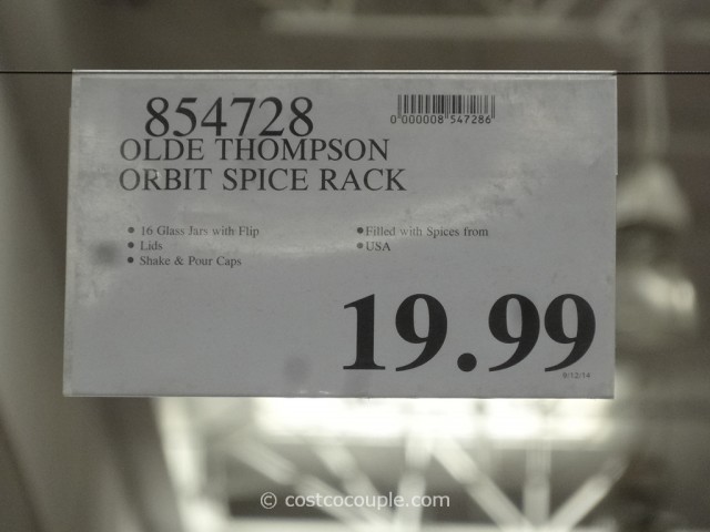 Olde Thompson Orbit Spice Rack Costco 1