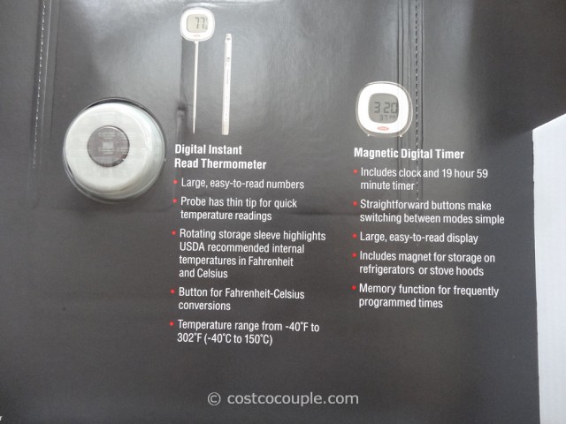 Oxo Digital Thermometer and Magnetic Timer Set Costco 4