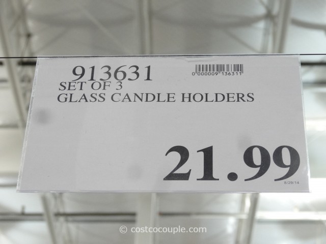 Painted Glass Candle Holders Costco 1