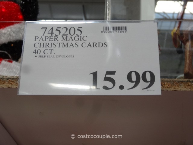 Paper Magic Premium Christmas Cards Costco 1