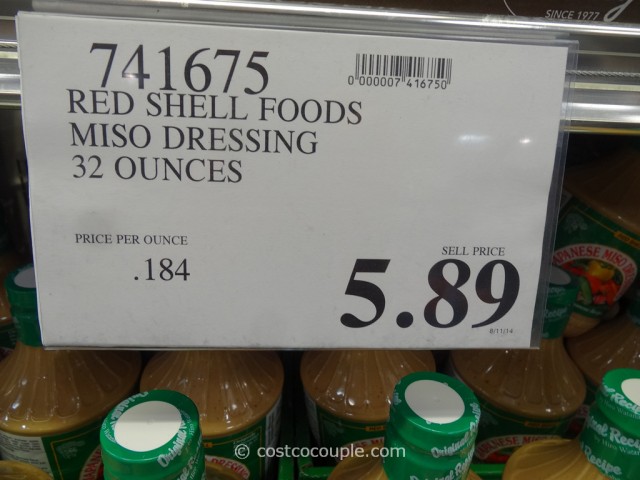 Red Shell Japanese Miso Dressing Costco 4