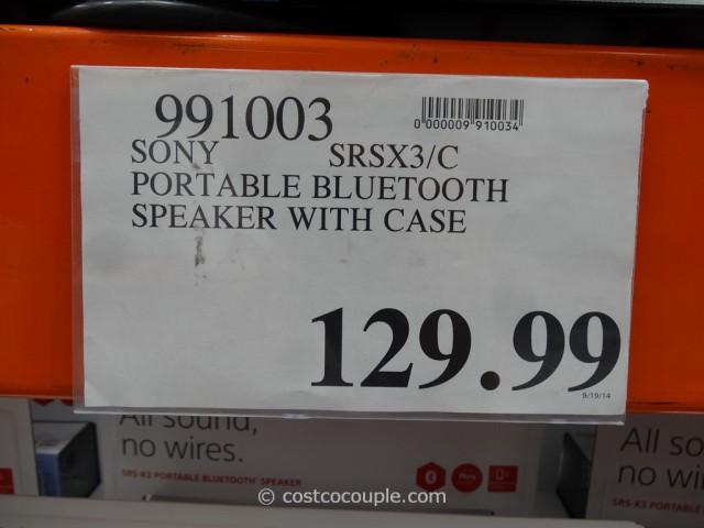 Sony Portable Bluetooth Speaker Costco 1