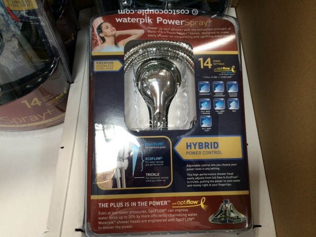 Waterpik Handheld Shower Head with 14 Settings Costco 4