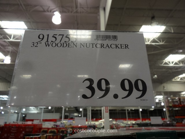 32-Inch Wooden Nutcracker Costco 1