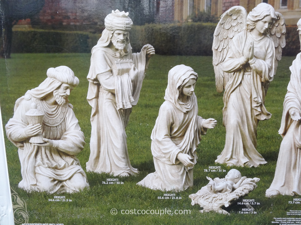 9Piece Outdoor Nativity Set