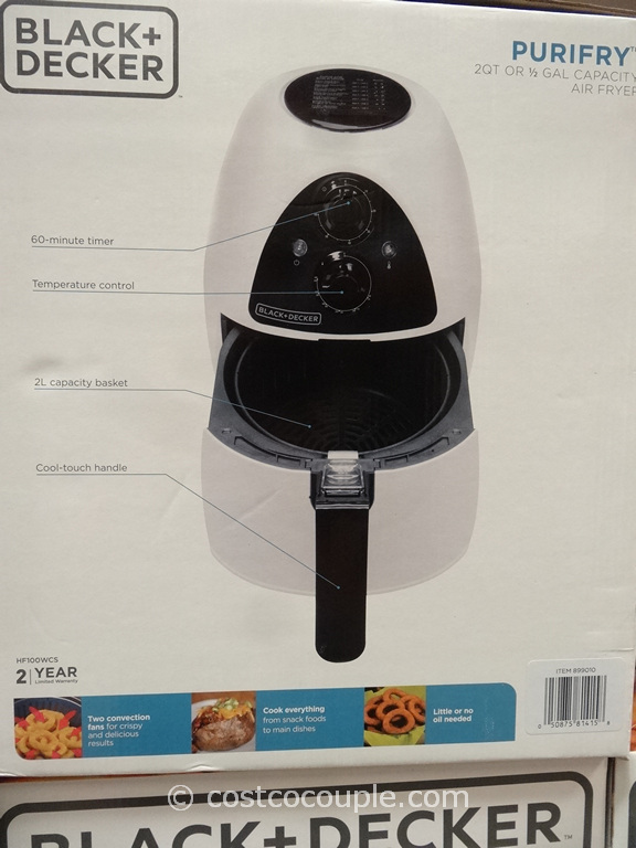 Black and Decker Purifry Air Fryer
