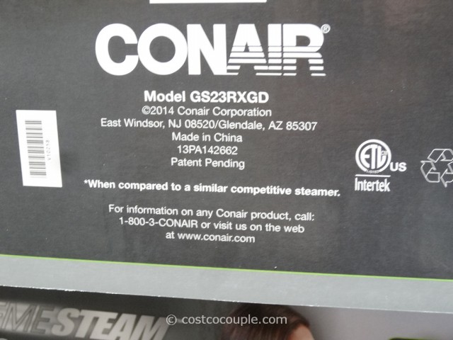 Conair ExtremeSteam Handheld Fabric Steamer Costco 4