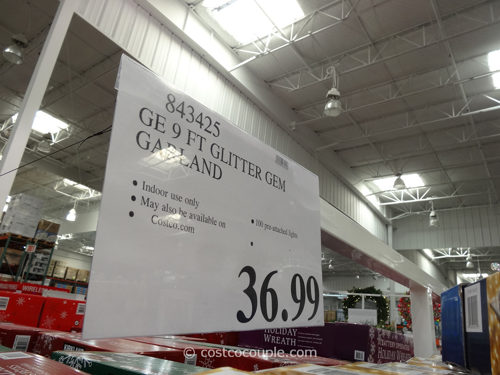 GE Glitter Gem Garland