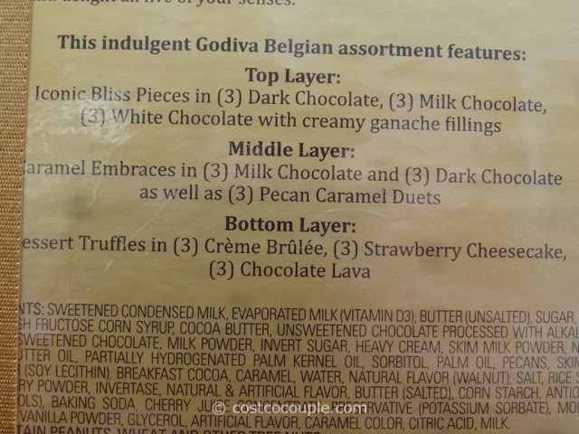 Godiva Assorted Belgian Chocolates Costco 3