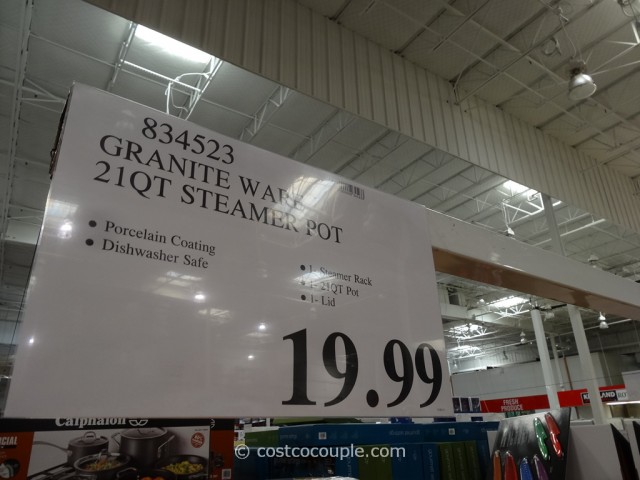 Granite Ware 21 Qt Steamer Pot Costco 1