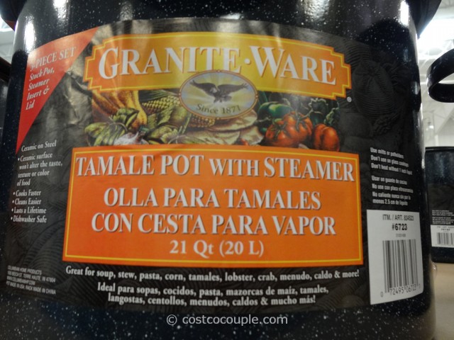 Granite Ware 21 Qt Steamer Pot Costco 4