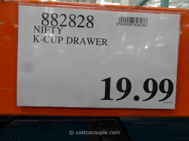Nifty Glass K-Cup Drawer Costco 1