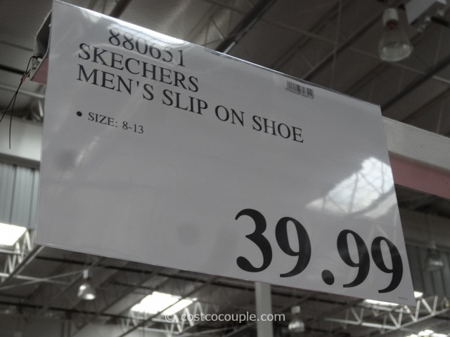 skechers men's slip on shoe costco
