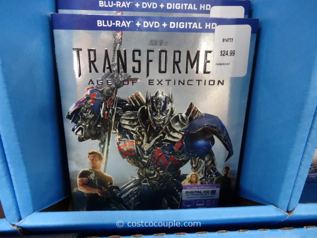 Transformers Age of Extinction DVD Blu-Ray Digital HD Costco 4
