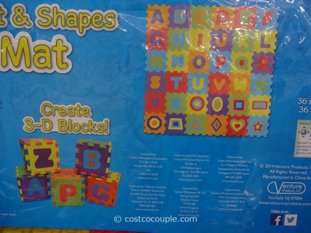 72-Pieces Alphabet Play Mat Costco 6