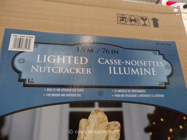 76-Inch Lighted Nutcracker Costco 6