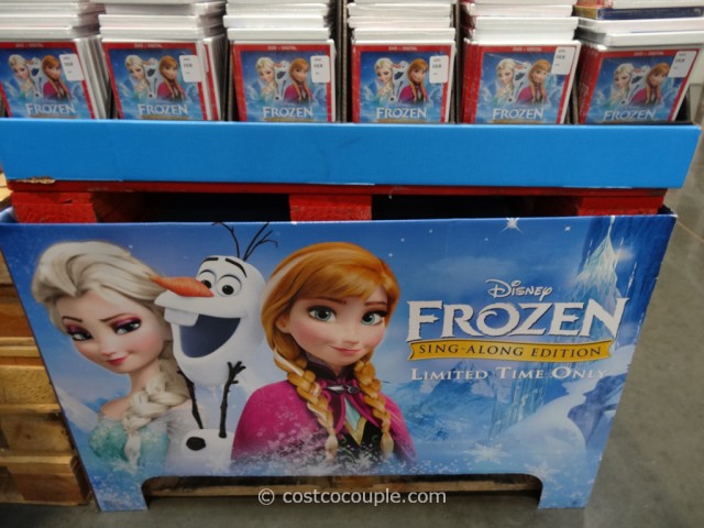 Disney Frozen Sing-Along DVD Costco 2