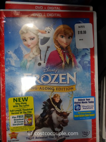 Disney Frozen Sing-Along DVD Costco 5