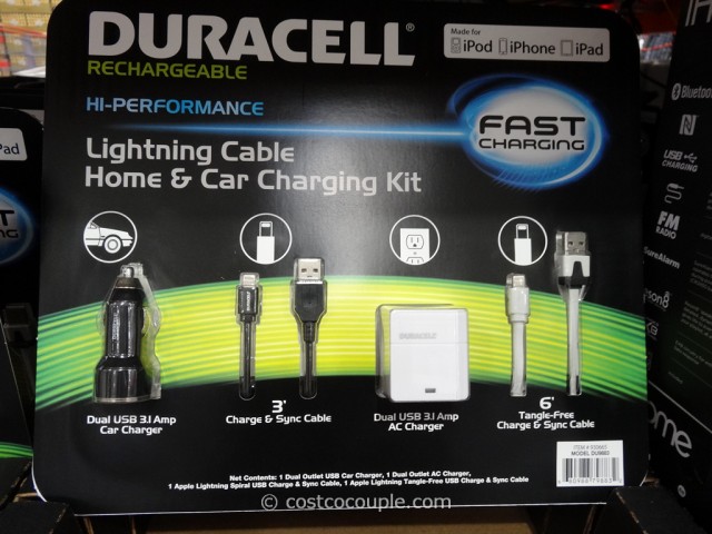 Duracell Lightning Cable Kit Costco 3