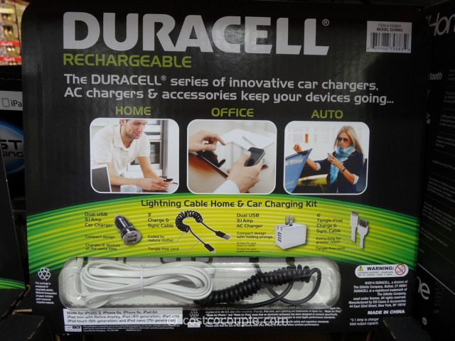 Duracell Lightning Cable Kit Costco 4