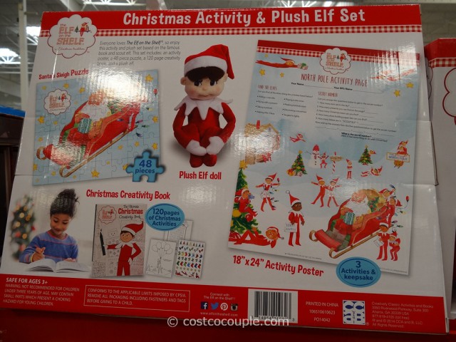 Elf On The Shelf Christmas Activity And Plush Elf Set Costco 3