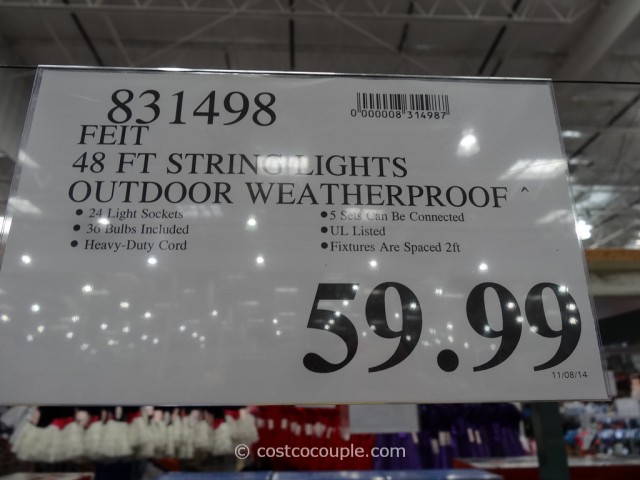 Feit Electric 48 Ft String Lights Costco 1