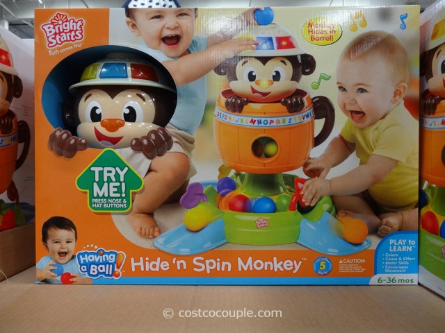 bright starts hide and spin monkey