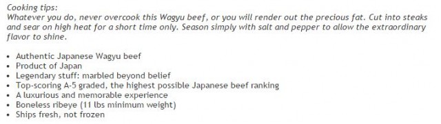 Japanese Wagyu Boneless Ribeye Roast A5 Grade Costco 4