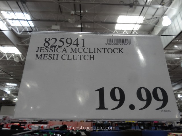 Jessica McClintock Mesh Clutch Costco 1