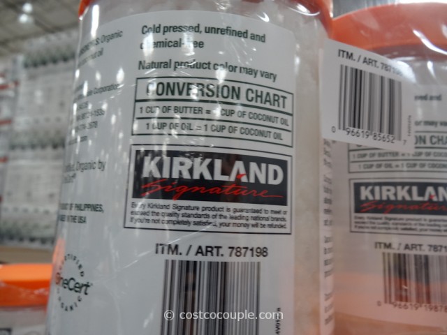 Kirkland Signature Organic Coconut Oil Costco 4