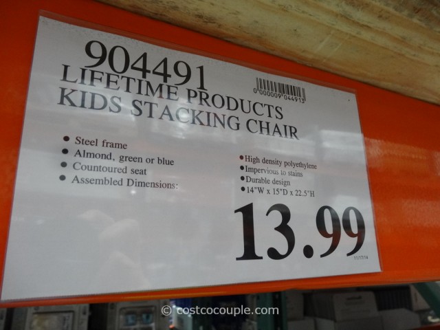 Lifetime Kids Stacking Chair Costco 1