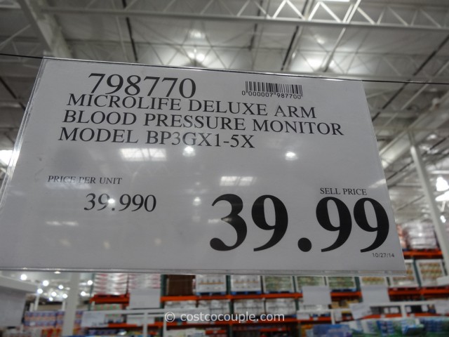 Microlife Deluxe Blood Pressure Monitor Costco 1