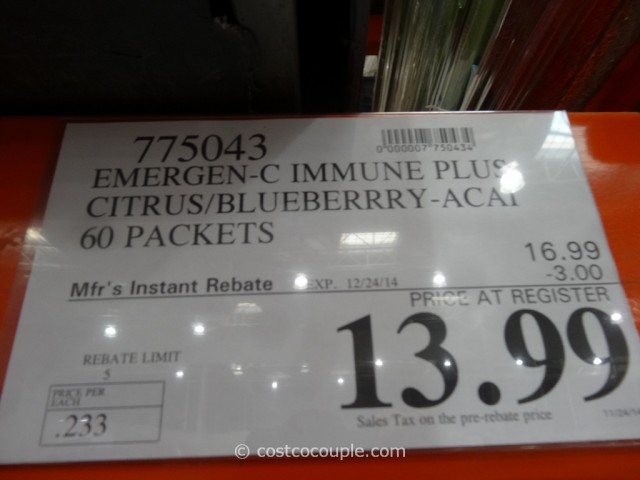 Emergen-C Immune Plus Costco