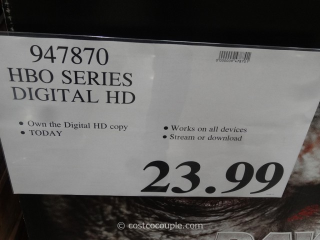 HBO Series Digital HD Costco 1