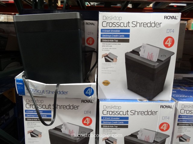 Royal Desktop Crosscut Shredder Costco 2